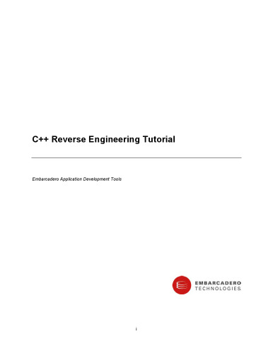 C++ Reverse Engineering Tutorial