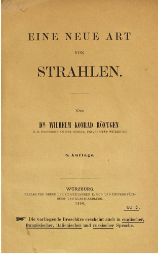 Eine neue Art von Strahlen