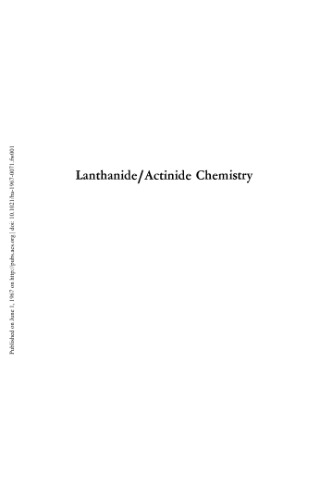 Lanthanide-Actinide Chemistry