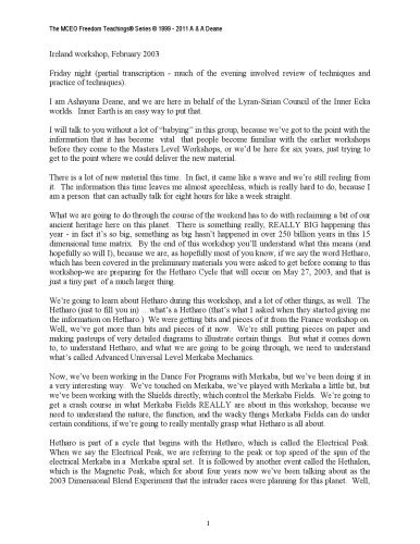 Forbidden Testaments Transcript