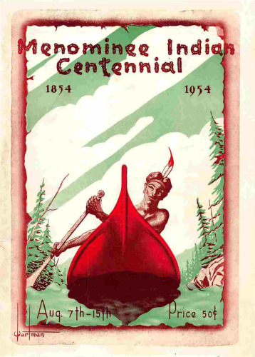 Menominee Indian Centennial, 1854-1954