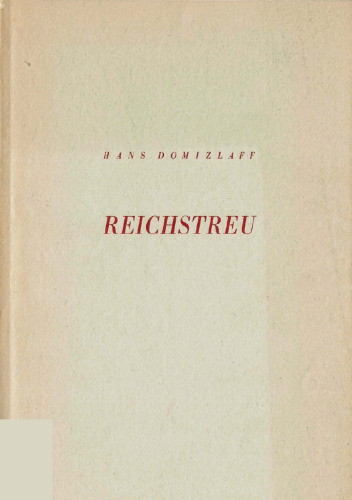 Hans Domizlaff - Reichstreu