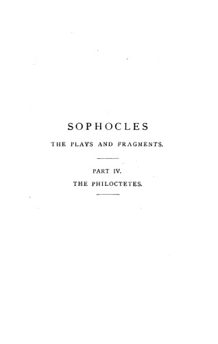 Sophocles: The Philoctetes