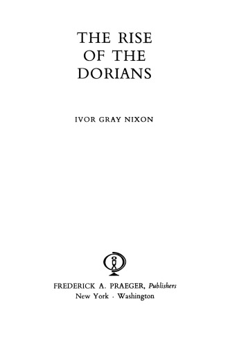 The Rise of the Dorians