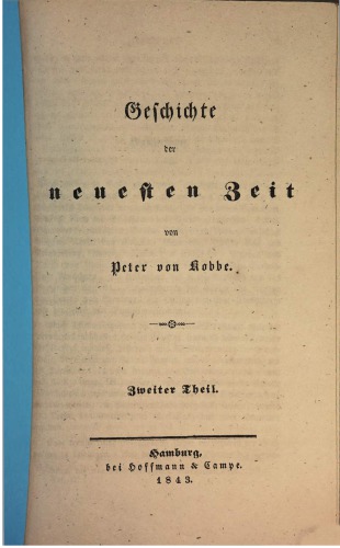 Geschichte der neuesten Zeit