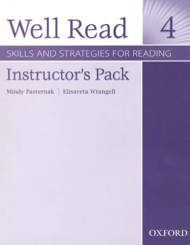 Well Read 4. Skills and Strategies for Reading - Instructor's Pack