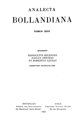 Analecta Bollandiana