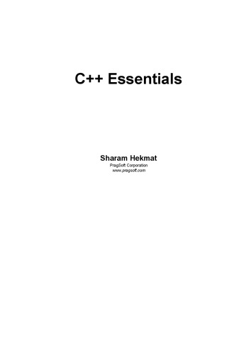 C++ The Essentials