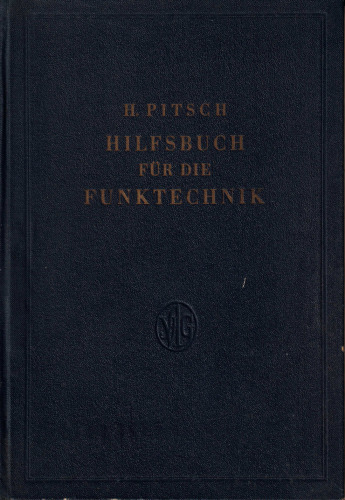 Hilfsbuch für die Funktechnik