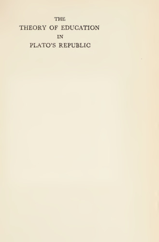 The Theory of Education in Plato's Republic
