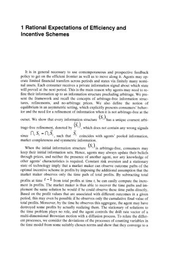 Economic Dynamics and Information