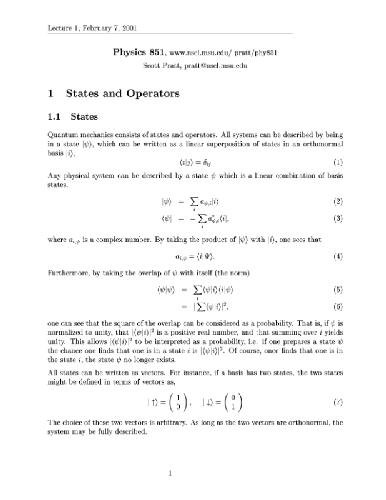 Quantum mechanics