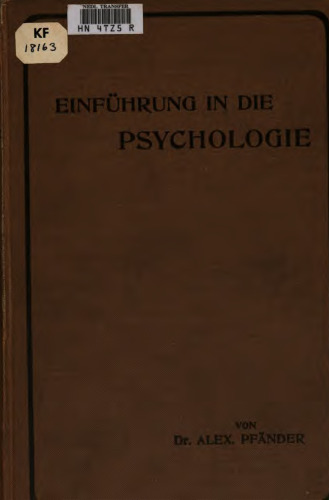 Einführung in die Psychologie