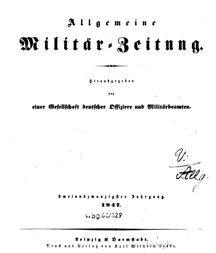 Allgemeine Militär-Zeitung