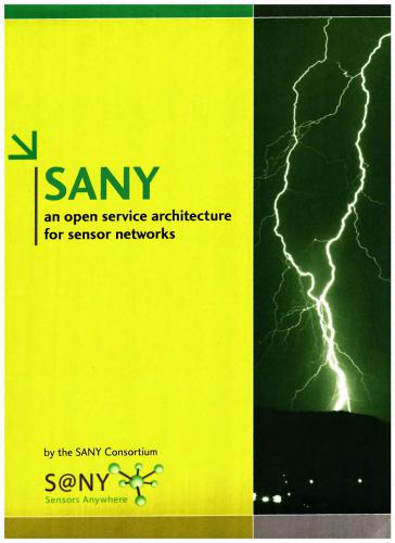 SANY. An open service architecture for sensor networks