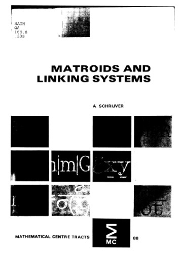 Matroids and linking systems