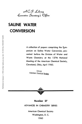 Saline Water Conversion