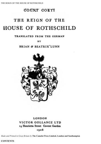 Reign of the House of Rothschild