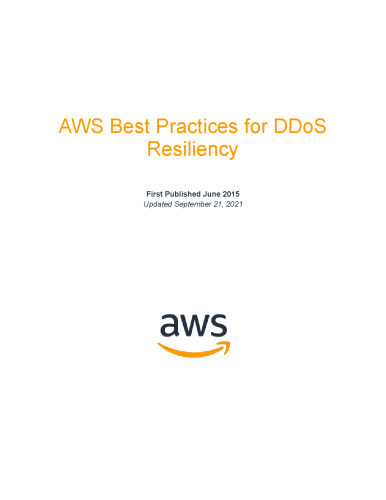 AWS Best Practices for DDoS Resiliency
