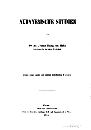 Albanesische Studien