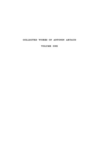 Collected Works (Volume 1)