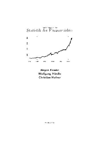 Einfuehrung in die Statistik der Finanzmaerkte