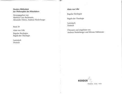 Regulae theologiae / Regeln der Theologie: Lateinisch - Deutsch