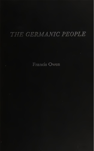 The Germanic people: their origin, expansion, and culture