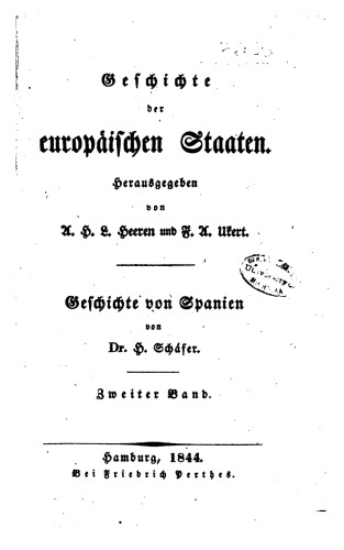 Geschichte von Spanien / Von den ersten Jahrzehnten des neunten Jahrhunderts bis zum Anfang des zwölften