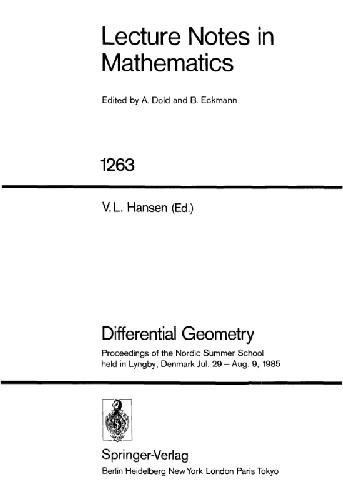 Differential Geometry
