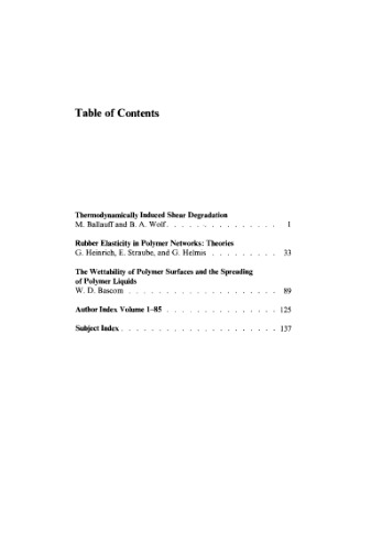 Polymer Physics