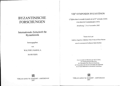 Byzantinische Forschungen