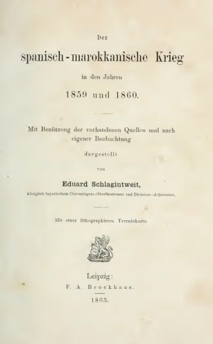 Der spanisch-marokkanische Krieg in den Jahren 1859 und 1860