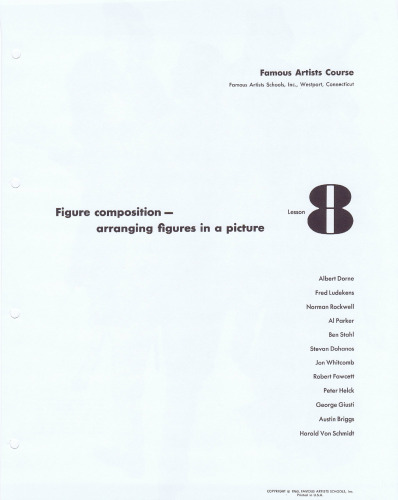 Famous Artists Course Lessons