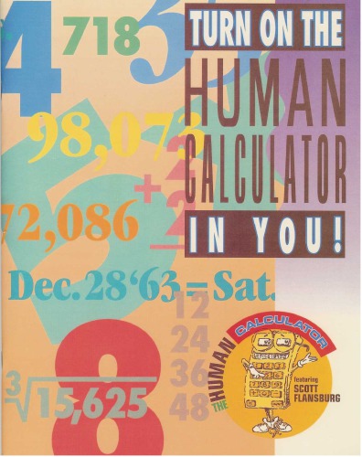Mega Math Workbook by Scott Flansburg, The "Human Calculator"