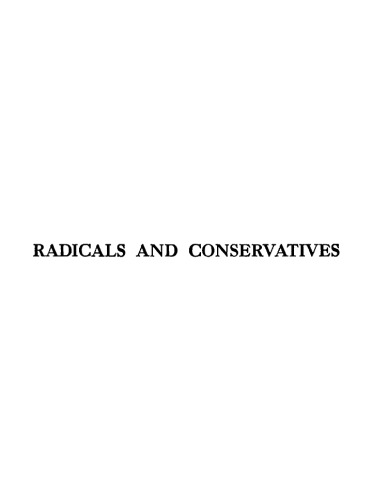 Radicals and Conservatives