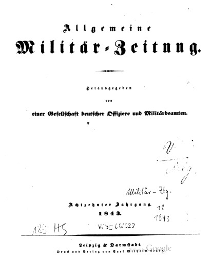 Allgemeine Militär-Zeitung