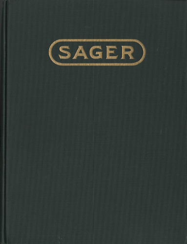 Sager Illustrated Catalogue of Locks and Builders' Hardware
