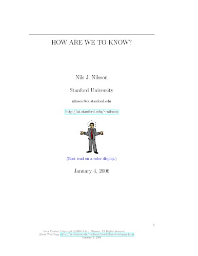 How Are We To Know?