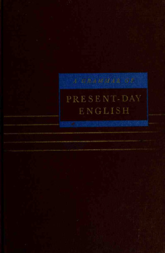 A grammar of present-day English