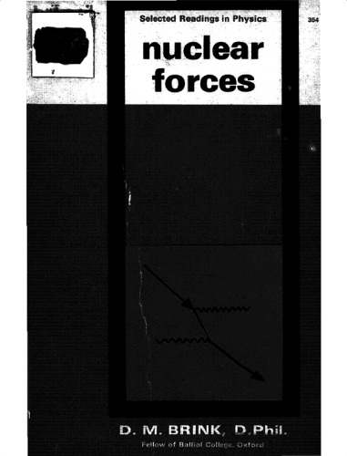 Nuclear Forces