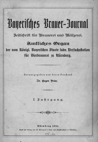 Bayerisches Brauer-Journal