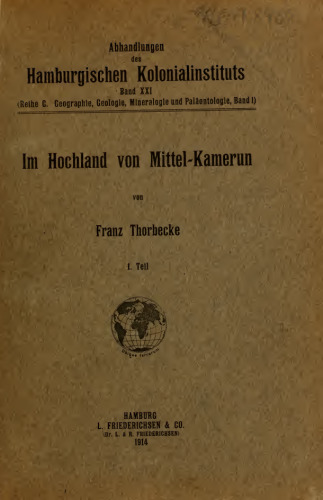 Im Hochland von Mittel-Kamerun