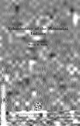 Ethnobotany of the Menomini Indians
