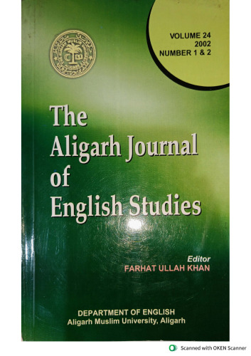 The Aligarh Journal of English Studies