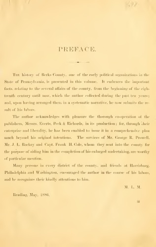 History of Berks County in Pennsylvania