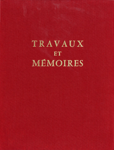 Travaux et mémoires 5