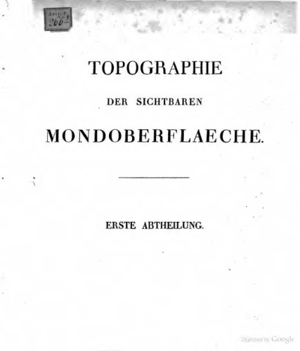 Topographie der sichtbaren Mondoberfläche