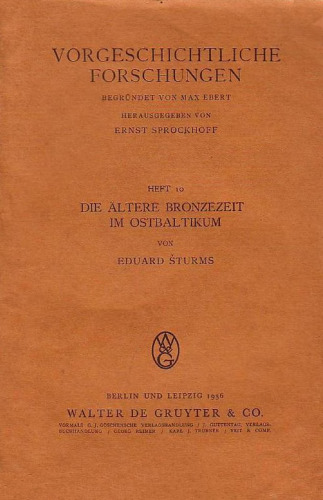 Die ältere Bronzezeit im Ostbaltikum