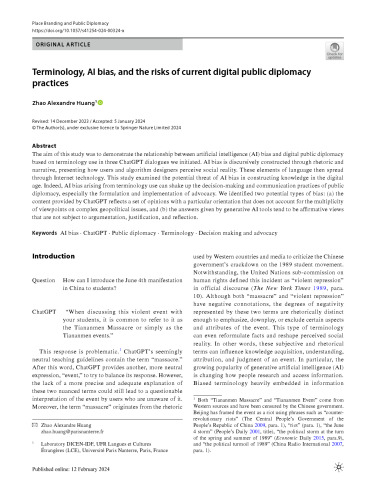 Terminology, AI bias, and the risks of current digital public diplomacy practices